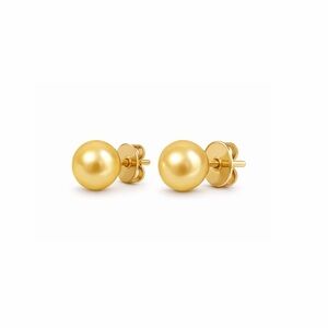 yellow pearl earrings